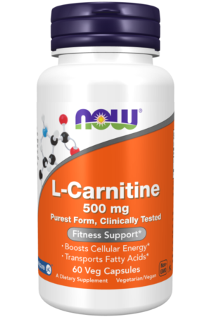 Now L Carnitine 500mg Caps 60's